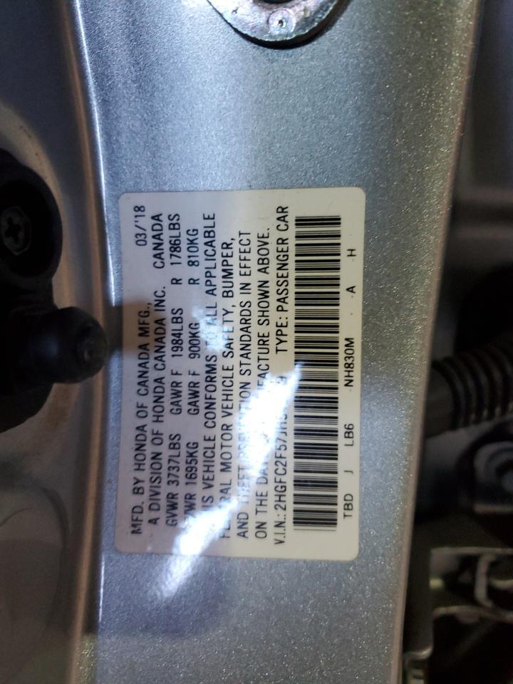 2018 HONDA CIVIC