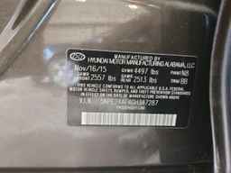 2016 HYUNDAI SONATA