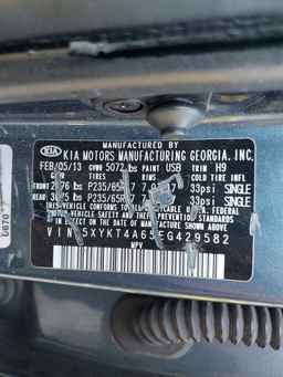 2014 KIA SORENTO