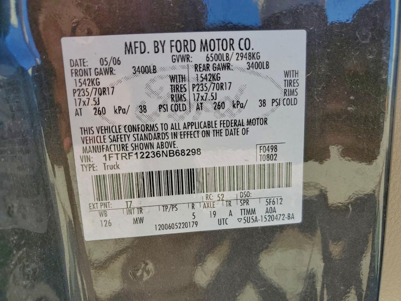2006 FORD F-150