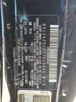 2018 KIA OPTIMA