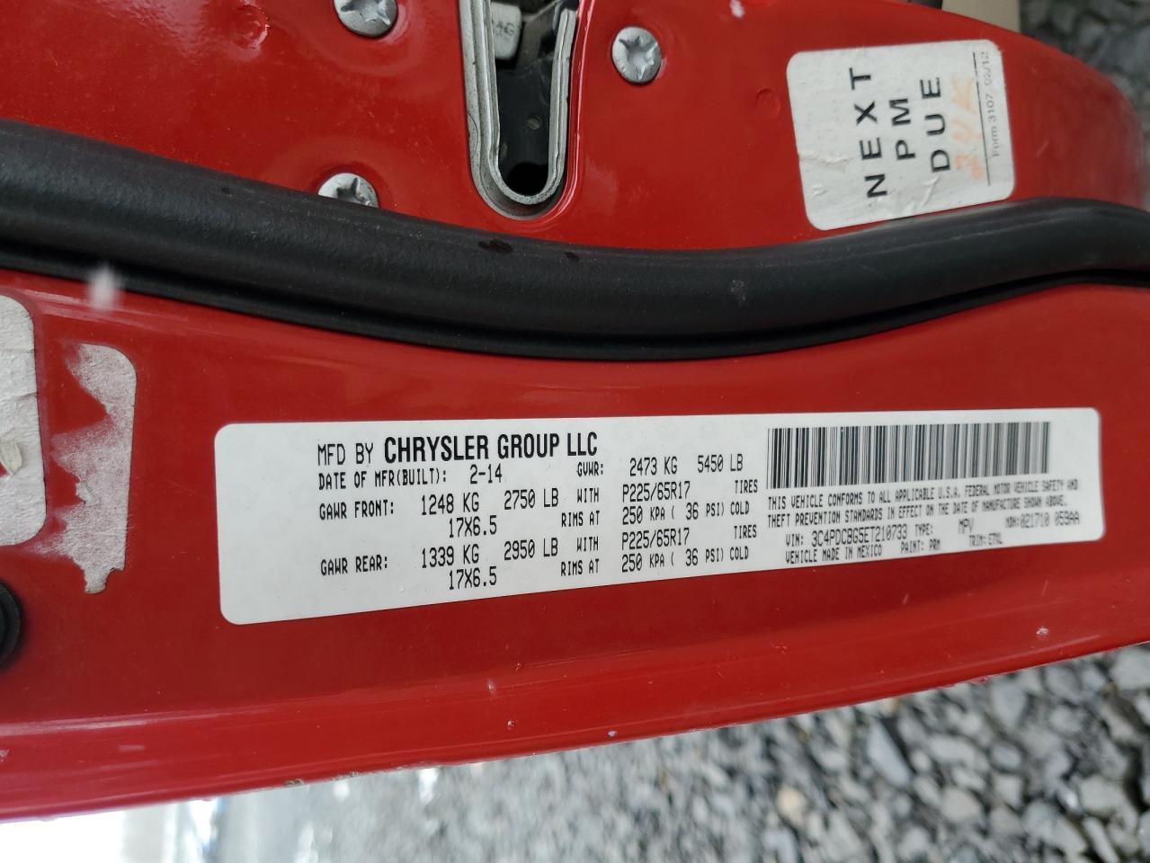 2014 DODGE JOURNEY
