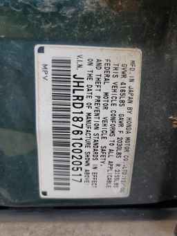 2001 HONDA CR-V