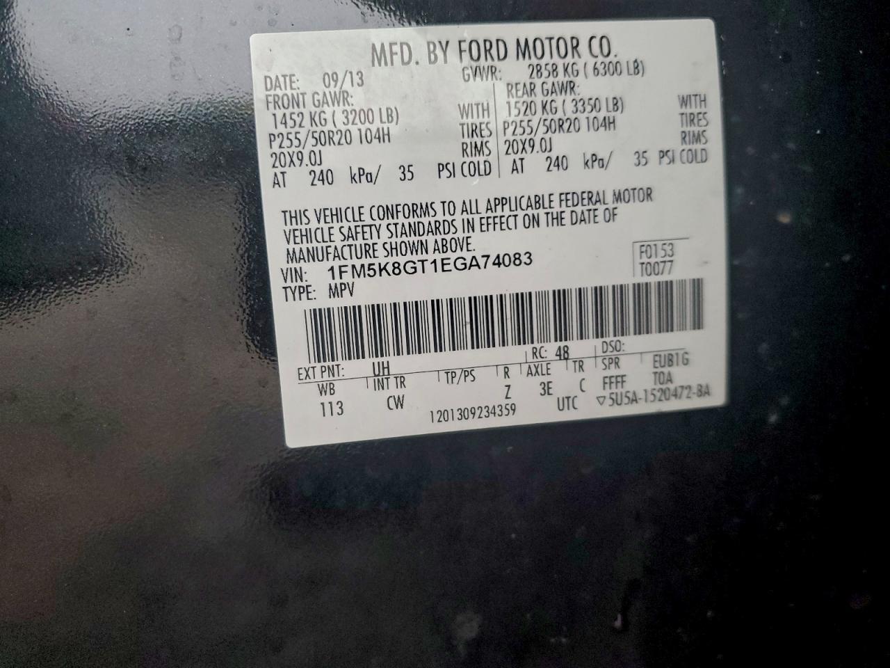 2014 FORD Explorer Sport Trac
