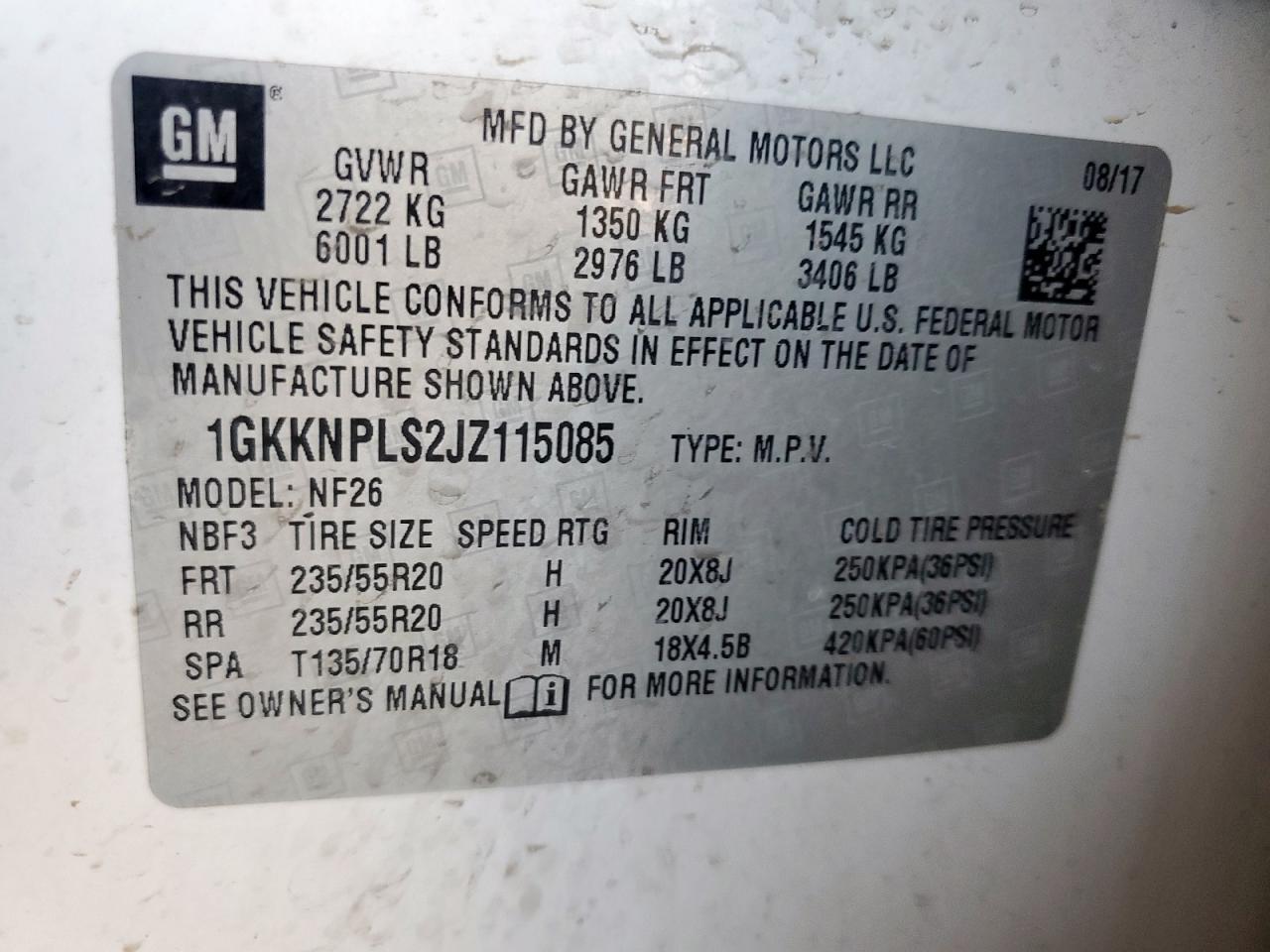 2018 GMC ACADIA