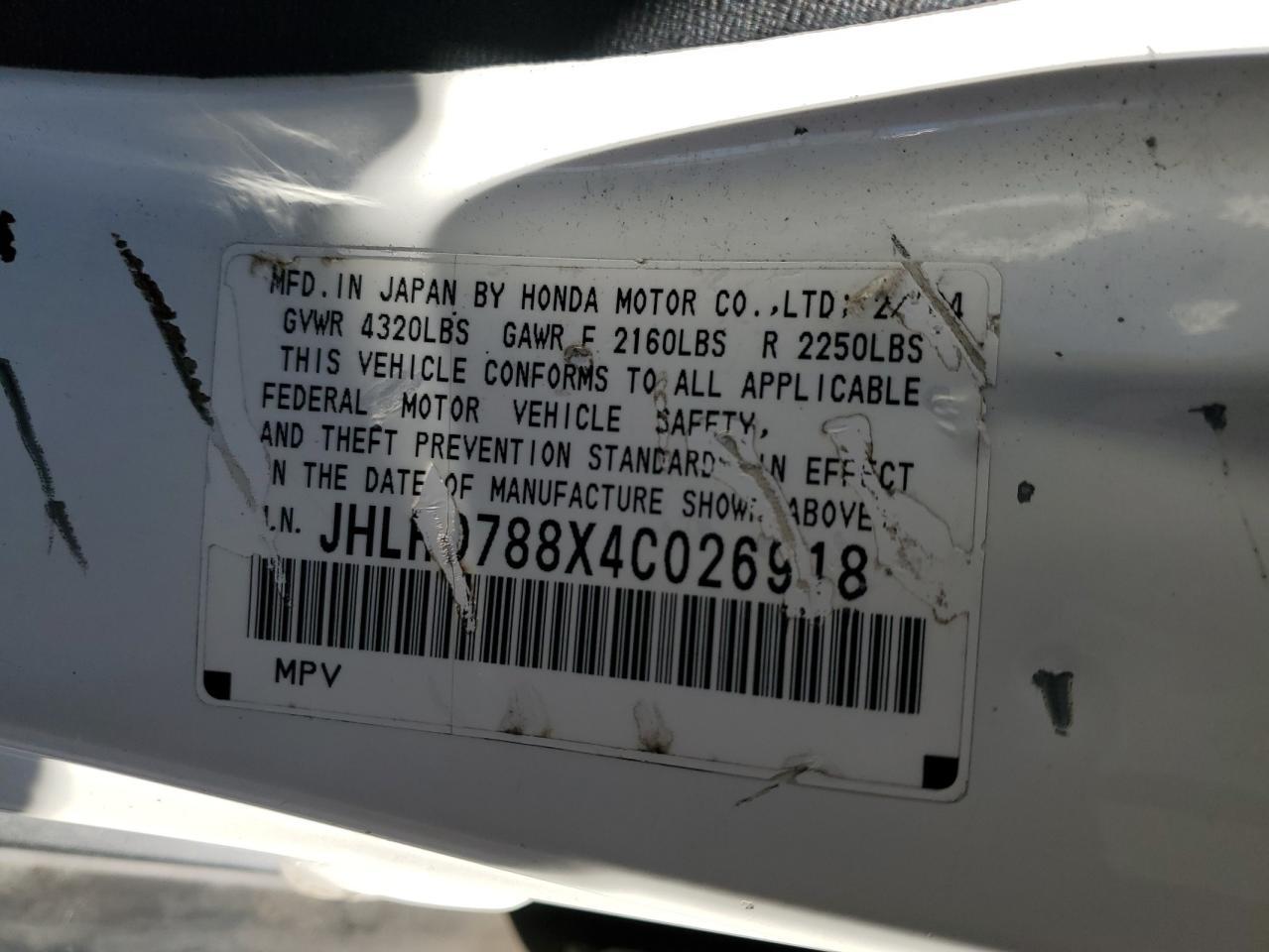 2004 HONDA CR-V