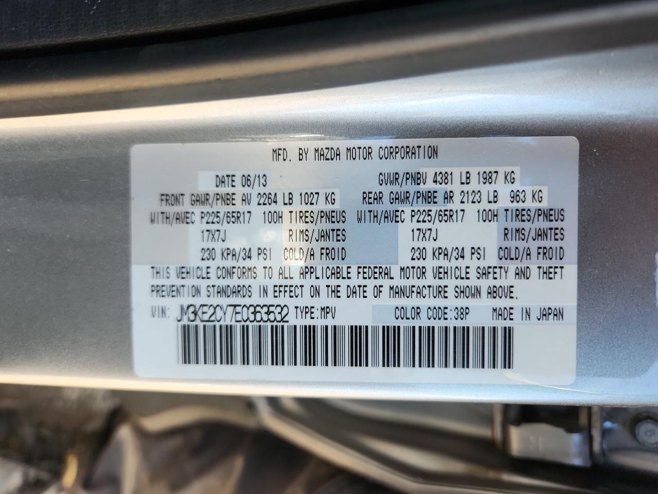 2014 MAZDA CX-5