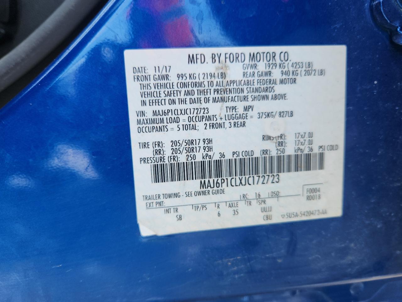 2018 FORD EcoSport
