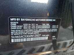 2016 BMW X5