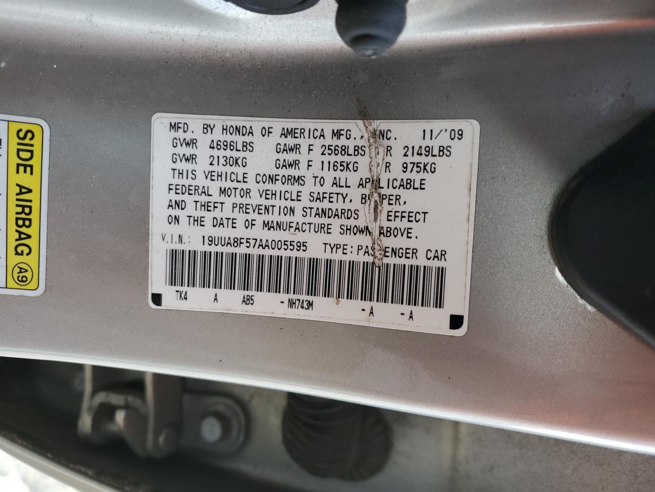 2010 ACURA TL