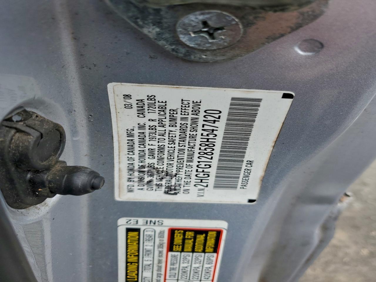 2008 HONDA CIVIC