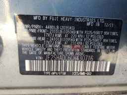 2012 SUBARU FORESTER