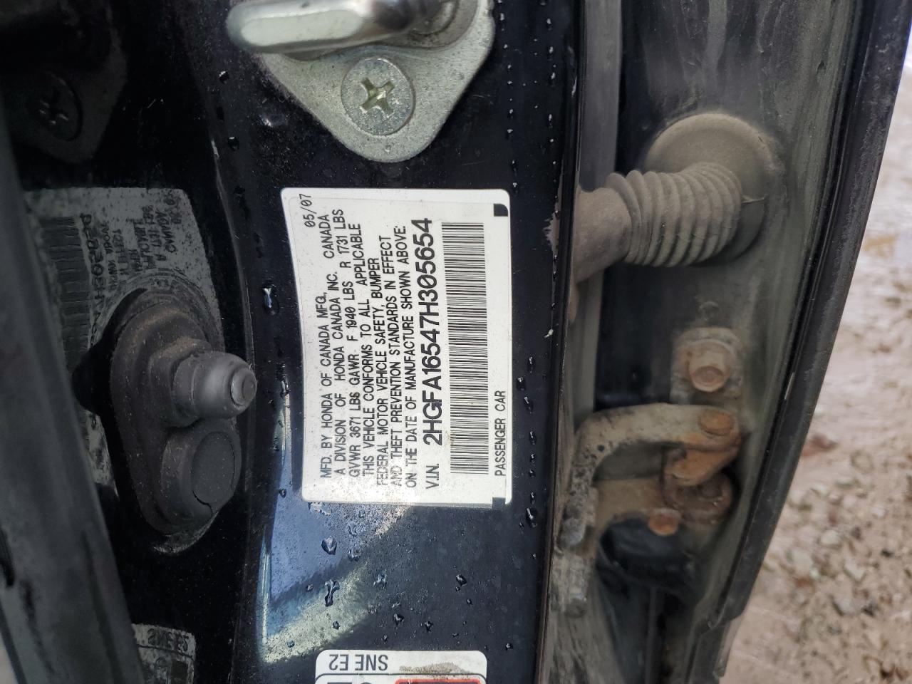 2007 HONDA CIVIC