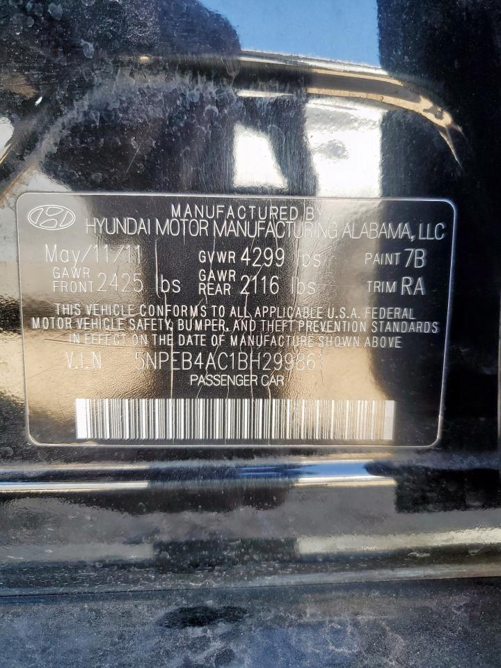 2011 HYUNDAI SONATA
