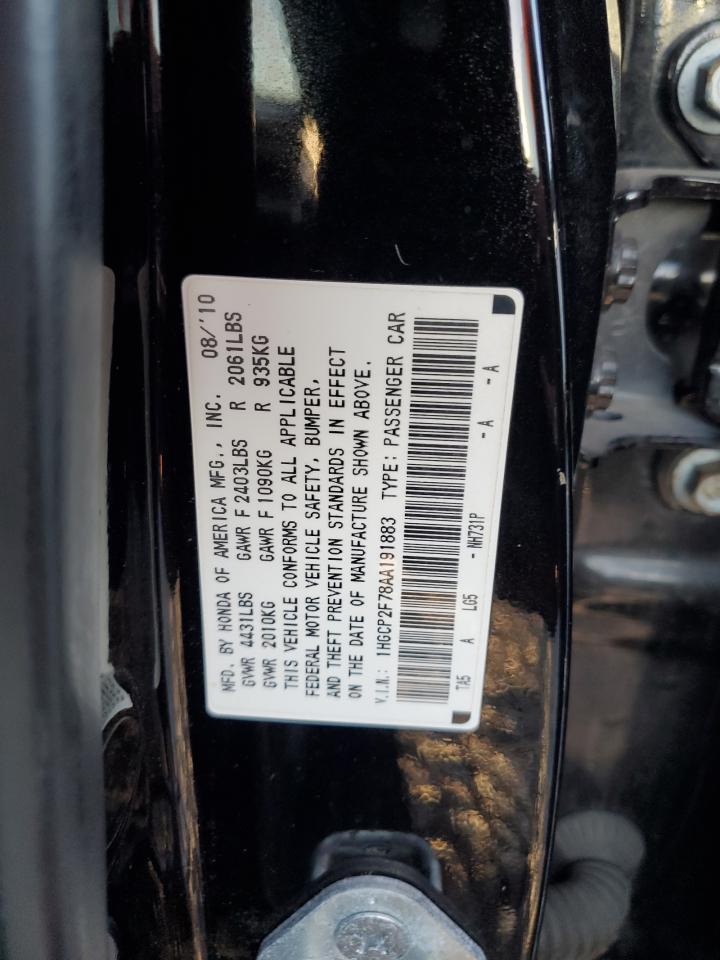 2010 HONDA ACCORD