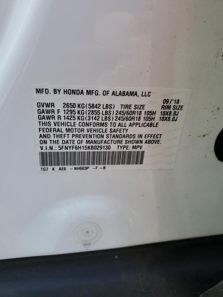 2019 HONDA PILOT