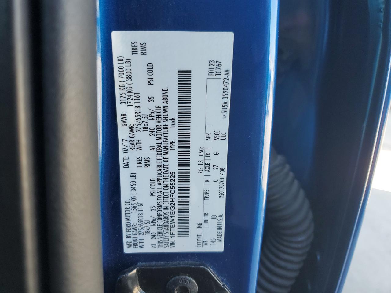 2017 FORD F-150