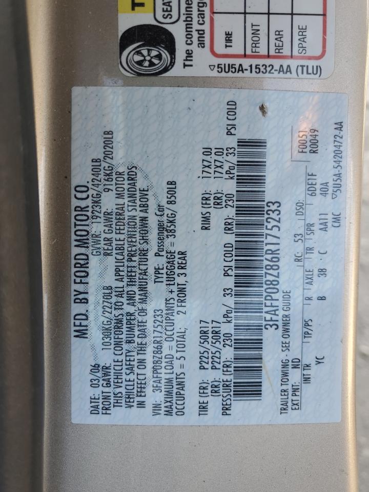 2006 FORD FUSION