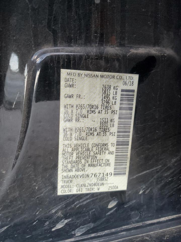 2018 NISSAN Frontier