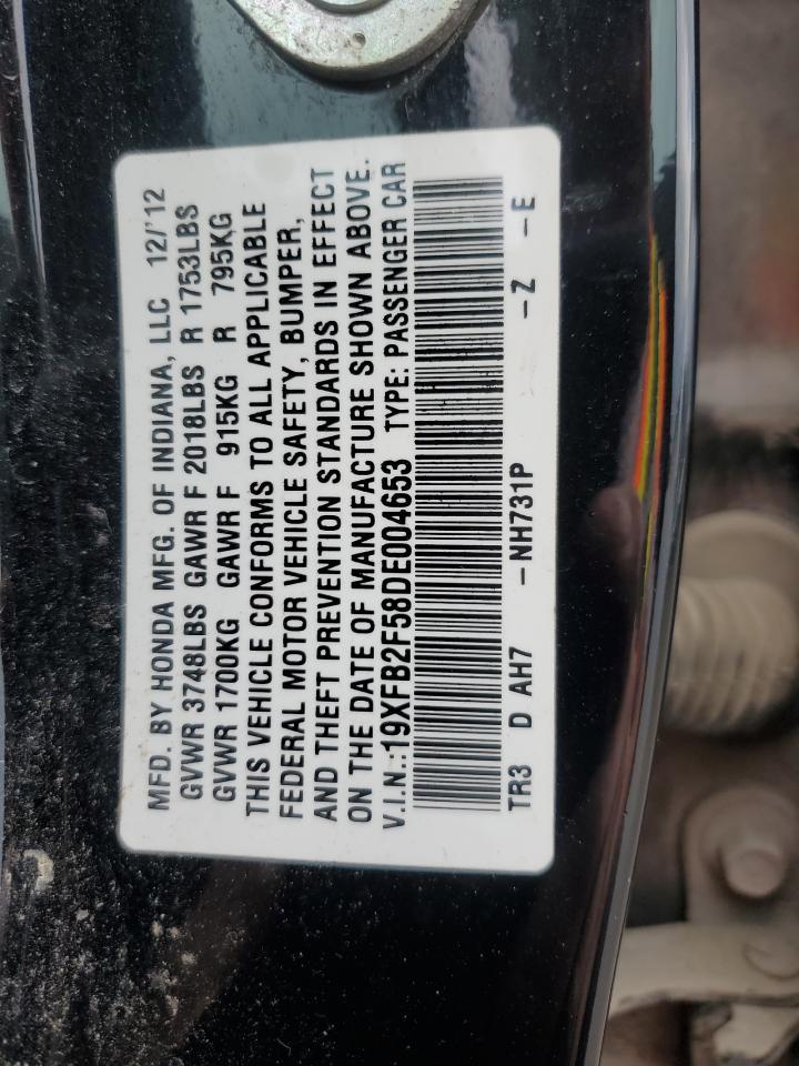 2013 HONDA CIVIC