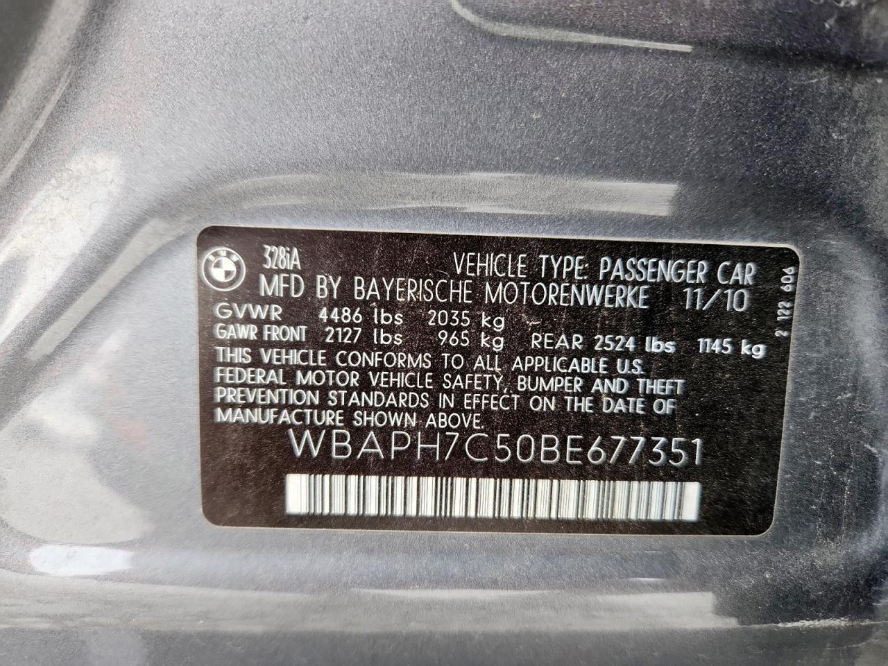 2011 BMW 3 SERIES