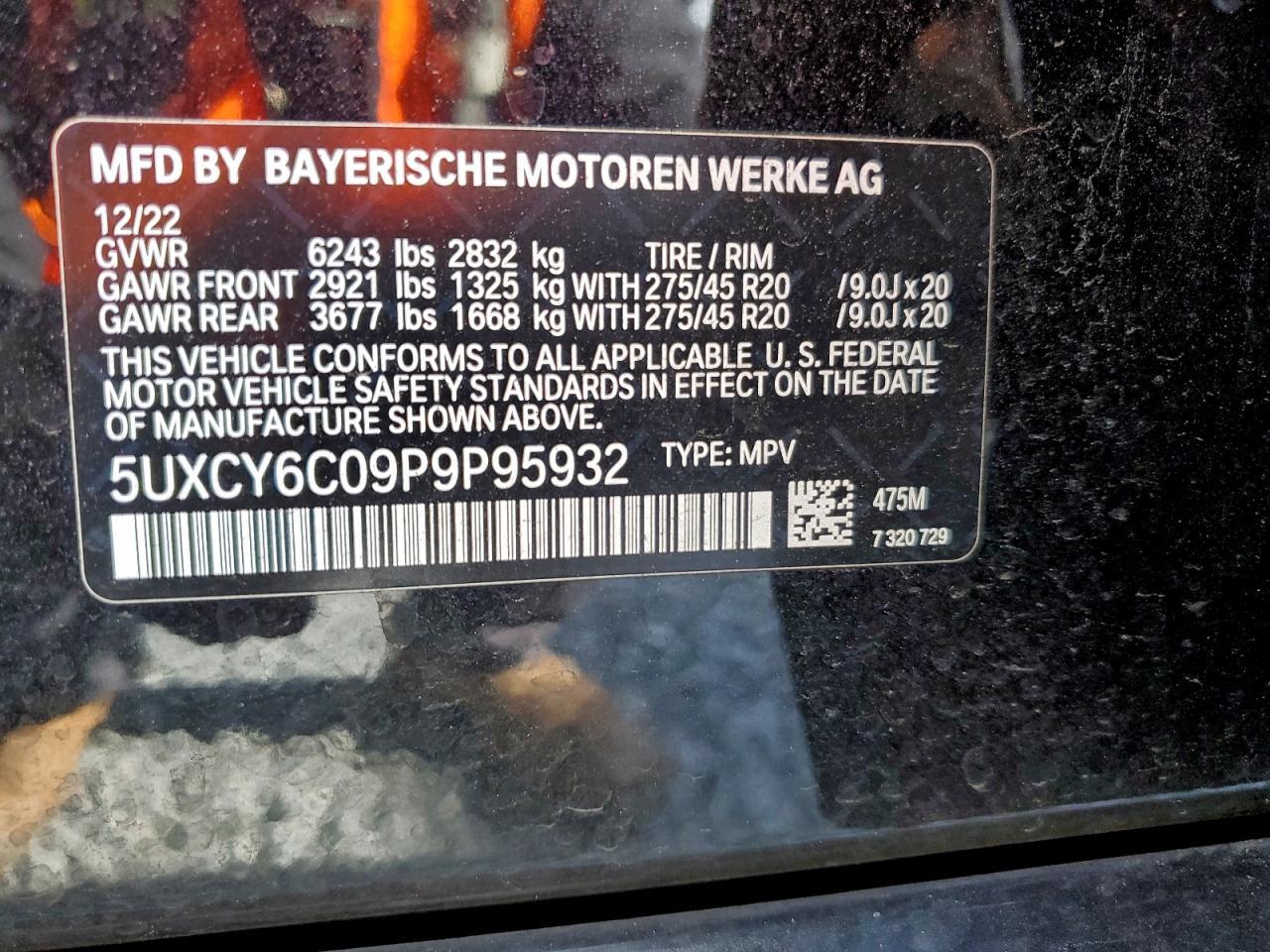 2023 BMW X6