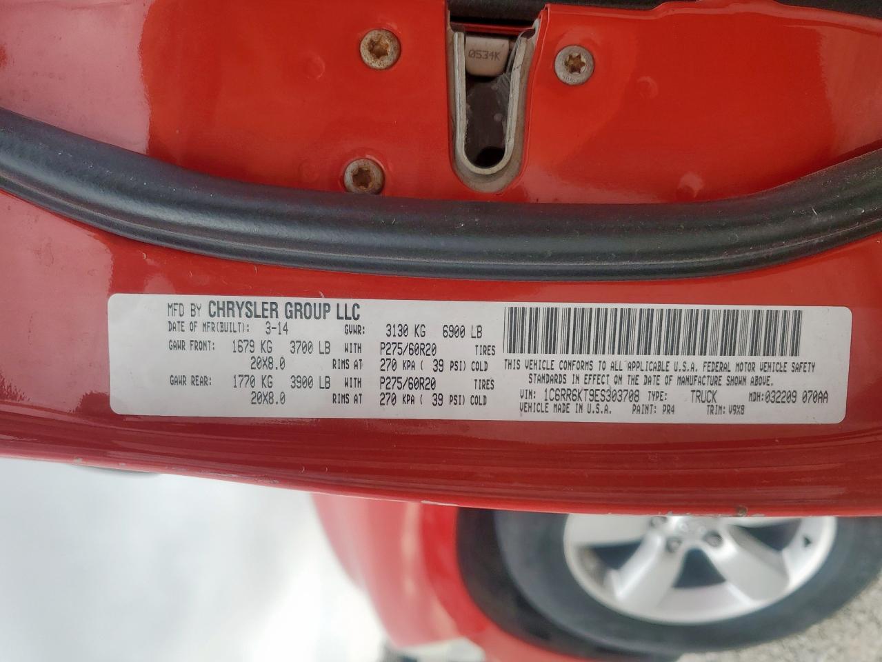 2014 RAM 1500