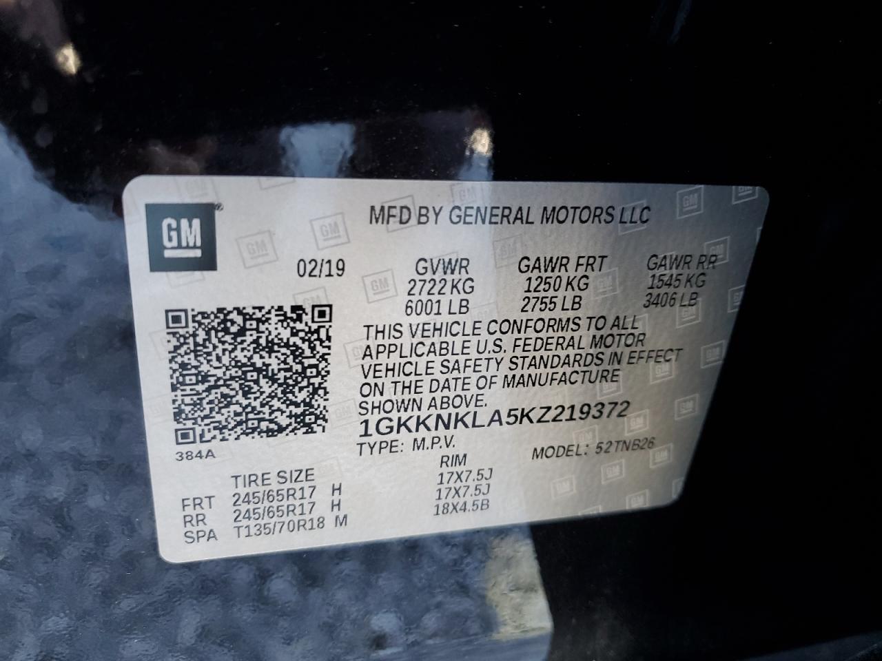 2019 GMC ACADIA