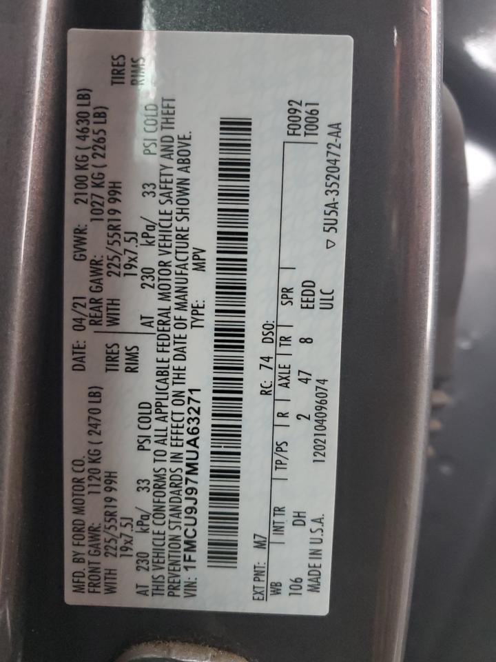 2021 FORD ESCAPE