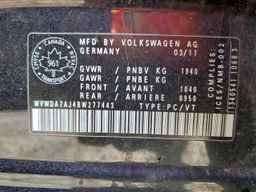 2011 VOLKSWAGEN GOLF