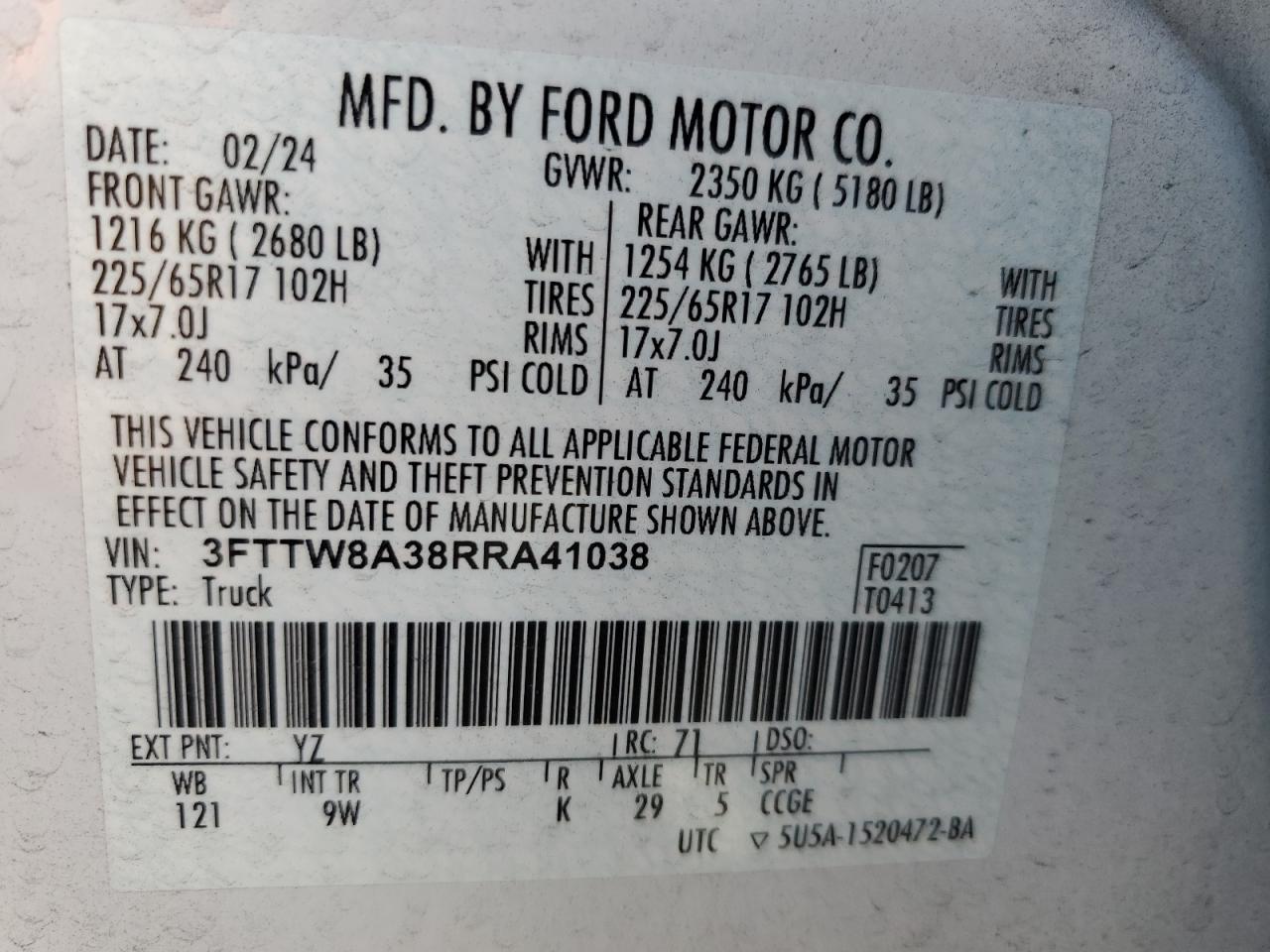 2024 FORD Maverick