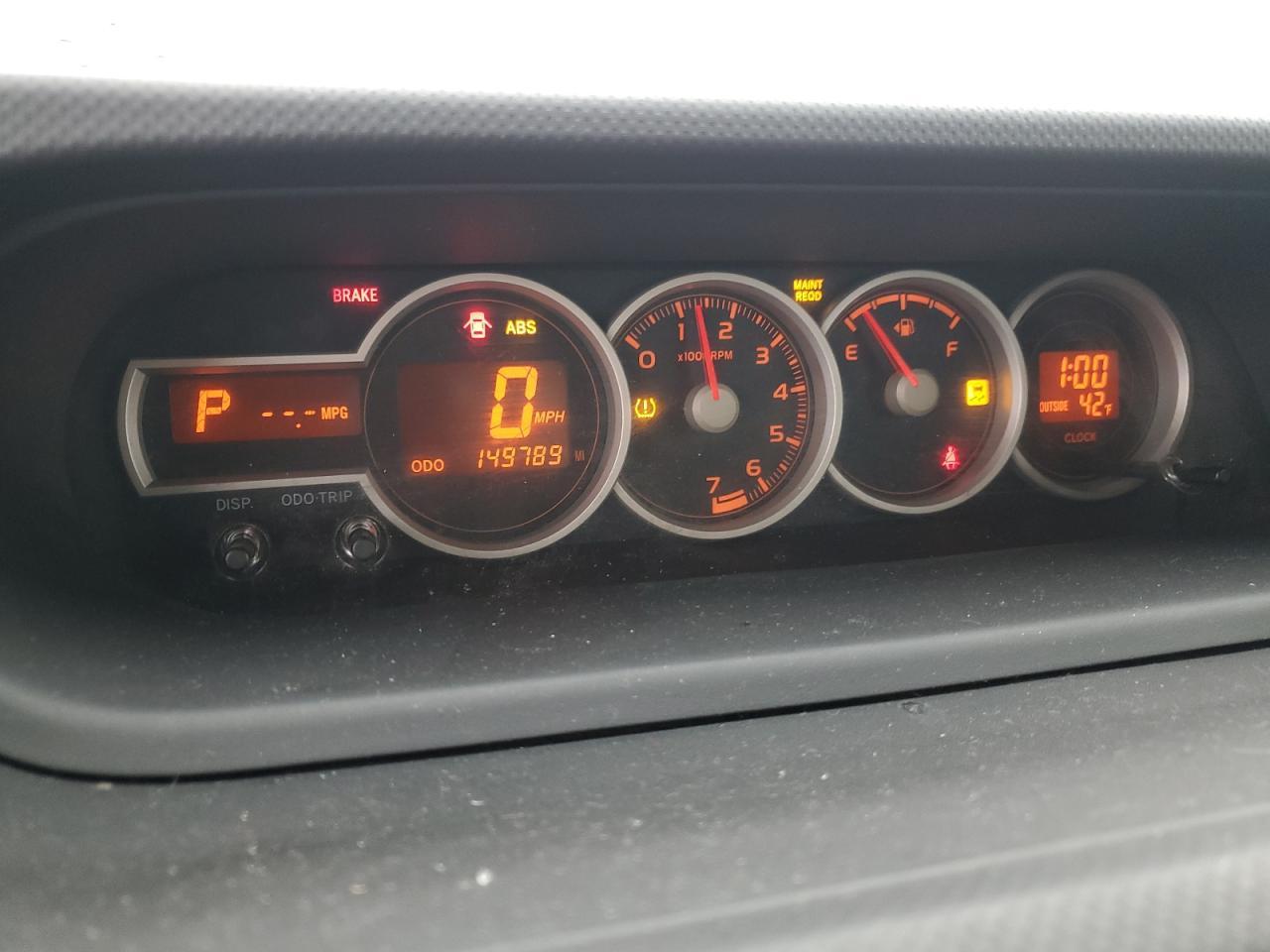 2012 TOYOTA SCION