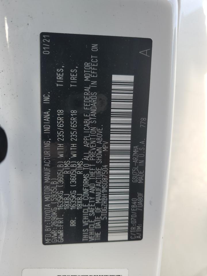 2021 TOYOTA HIGHLANDER