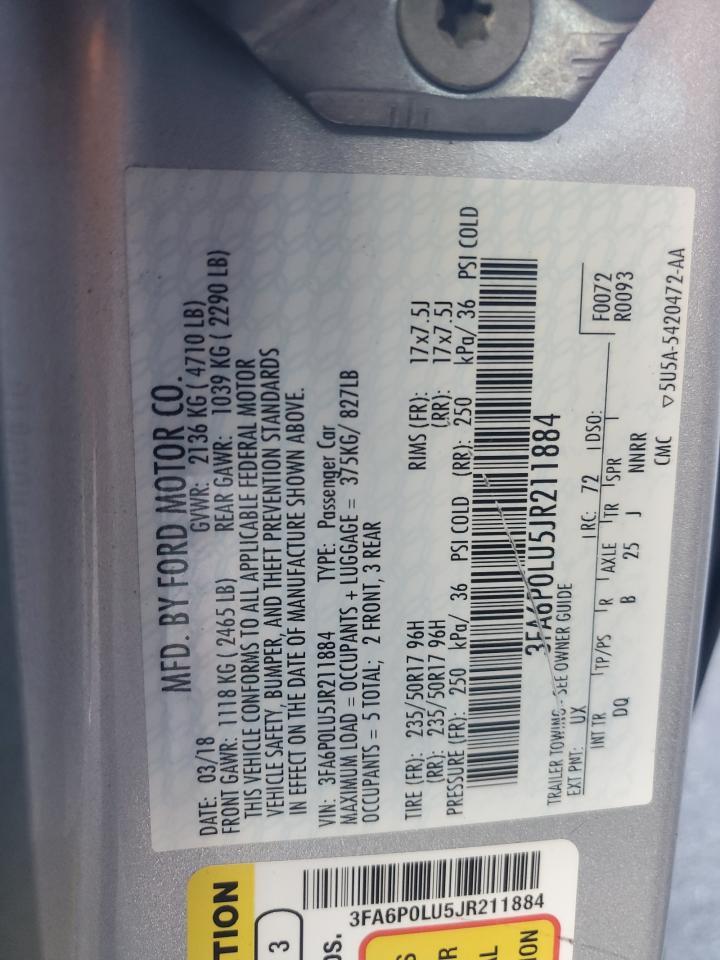 2018 FORD FUSION
