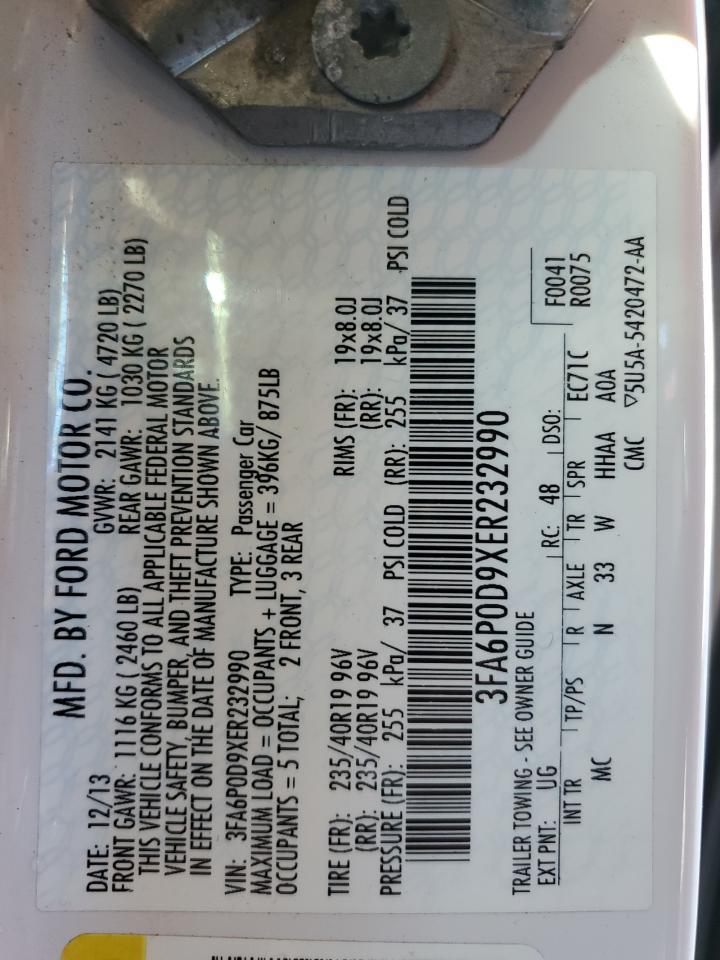 2014 FORD FUSION