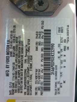 2014 FORD FUSION