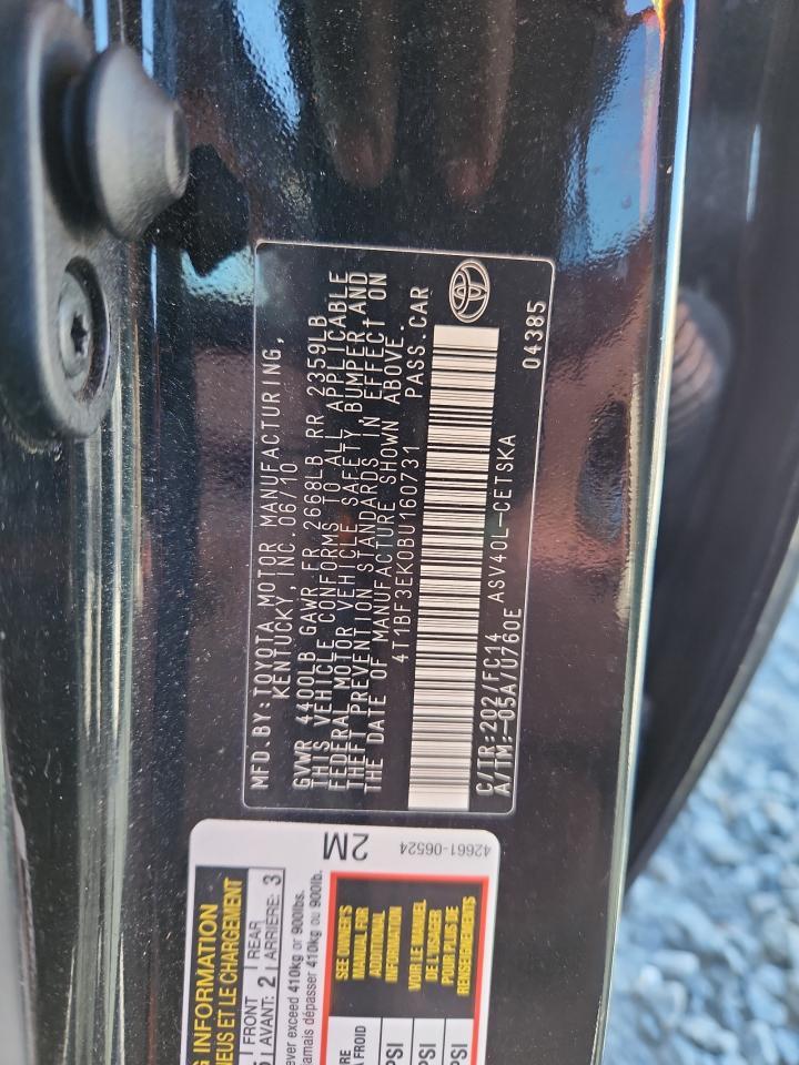 2011 TOYOTA CAMRY