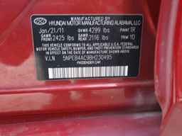 2011 HYUNDAI SONATA