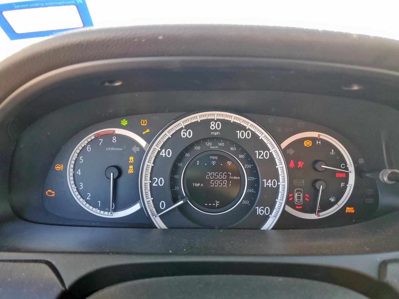 2013 HONDA ACCORD