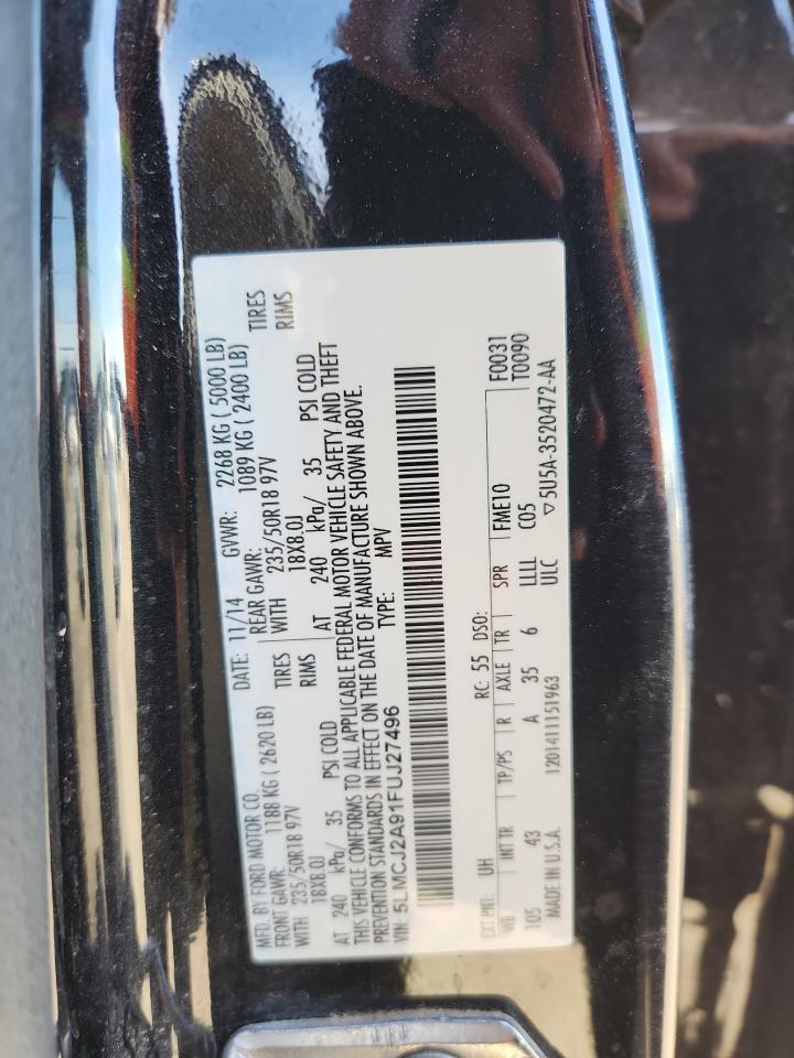 2015 LINCOLN MKC