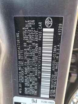 2015 TOYOTA CAMRY