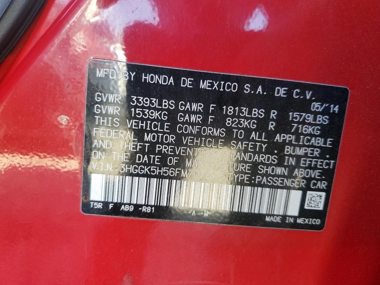 2015 HONDA FIT