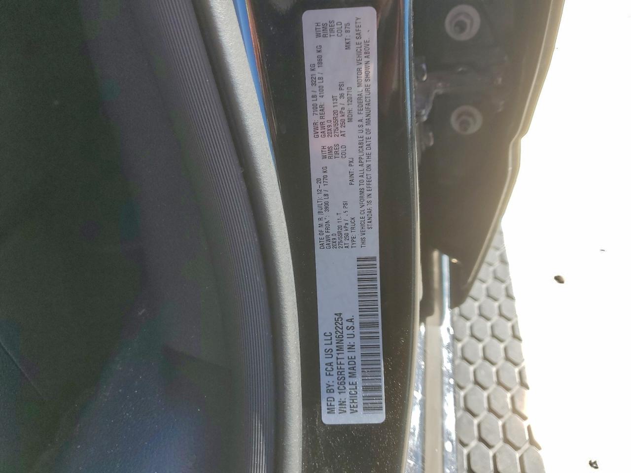2021 RAM 1500
