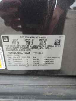 2013 CHEVROLET TRAVERSE