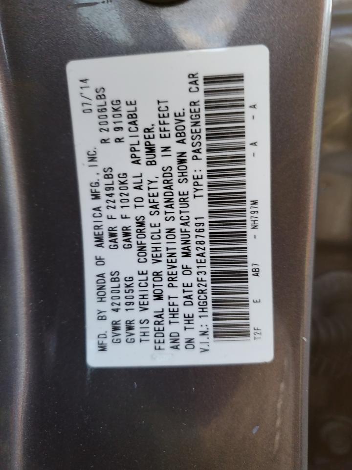 2014 HONDA ACCORD