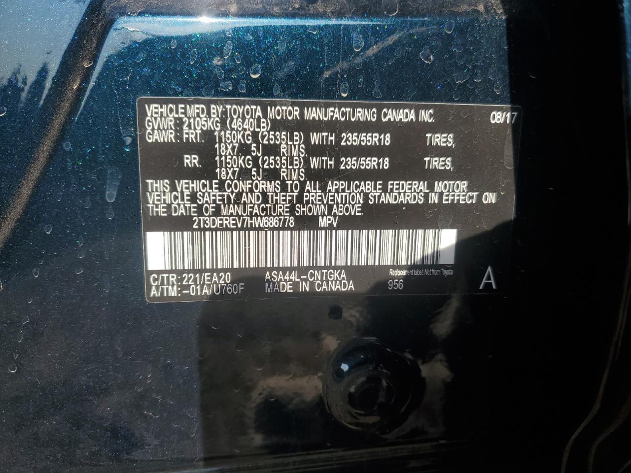 2017 TOYOTA RAV4