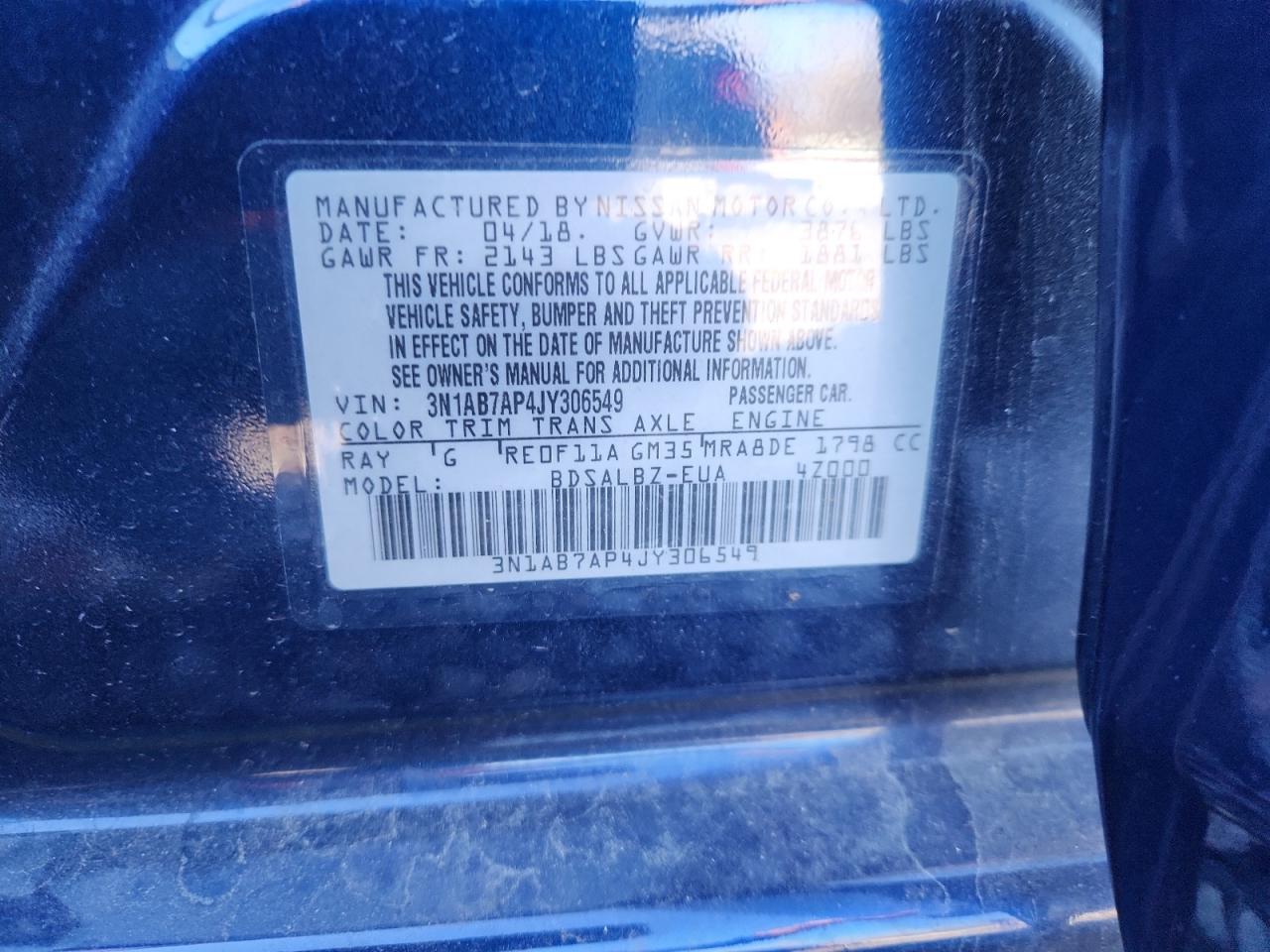 2018 NISSAN SENTRA