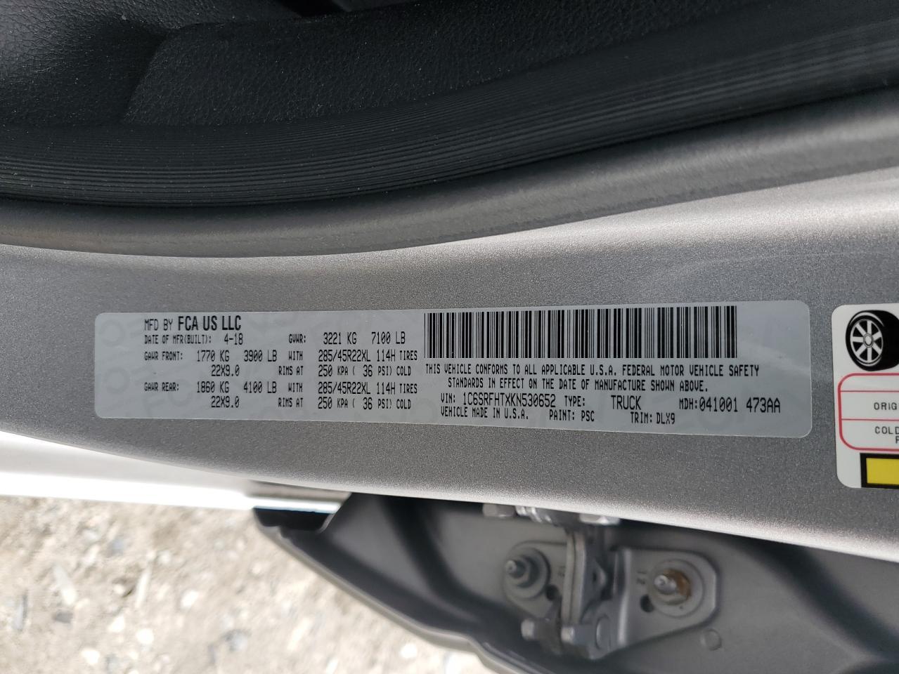 2019 RAM 1500