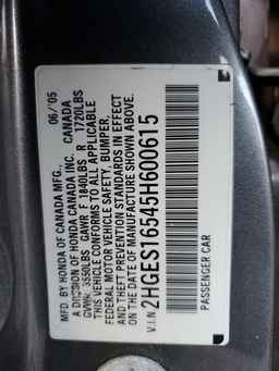 2005 HONDA CIVIC