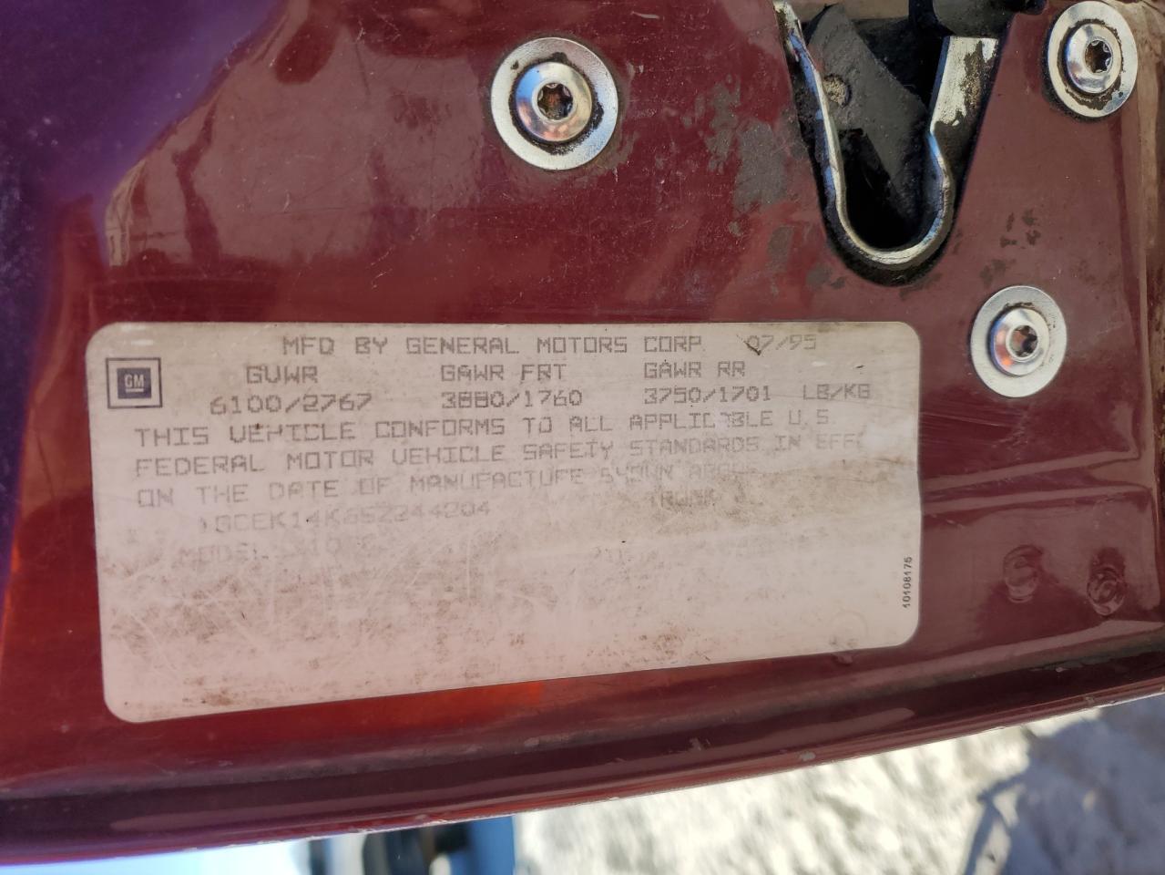 1995 CHEVROLET Gmt